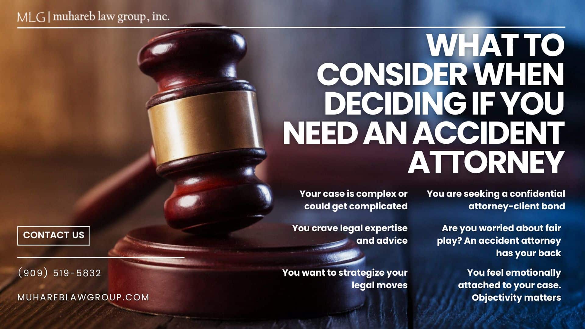 Key considerations for deciding whether to engage an accident attorney after experiencing an accident or injury.