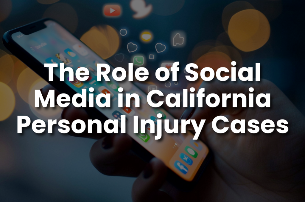 Smartphone with social app icons illustrating how social media can affect California personal injury claims.