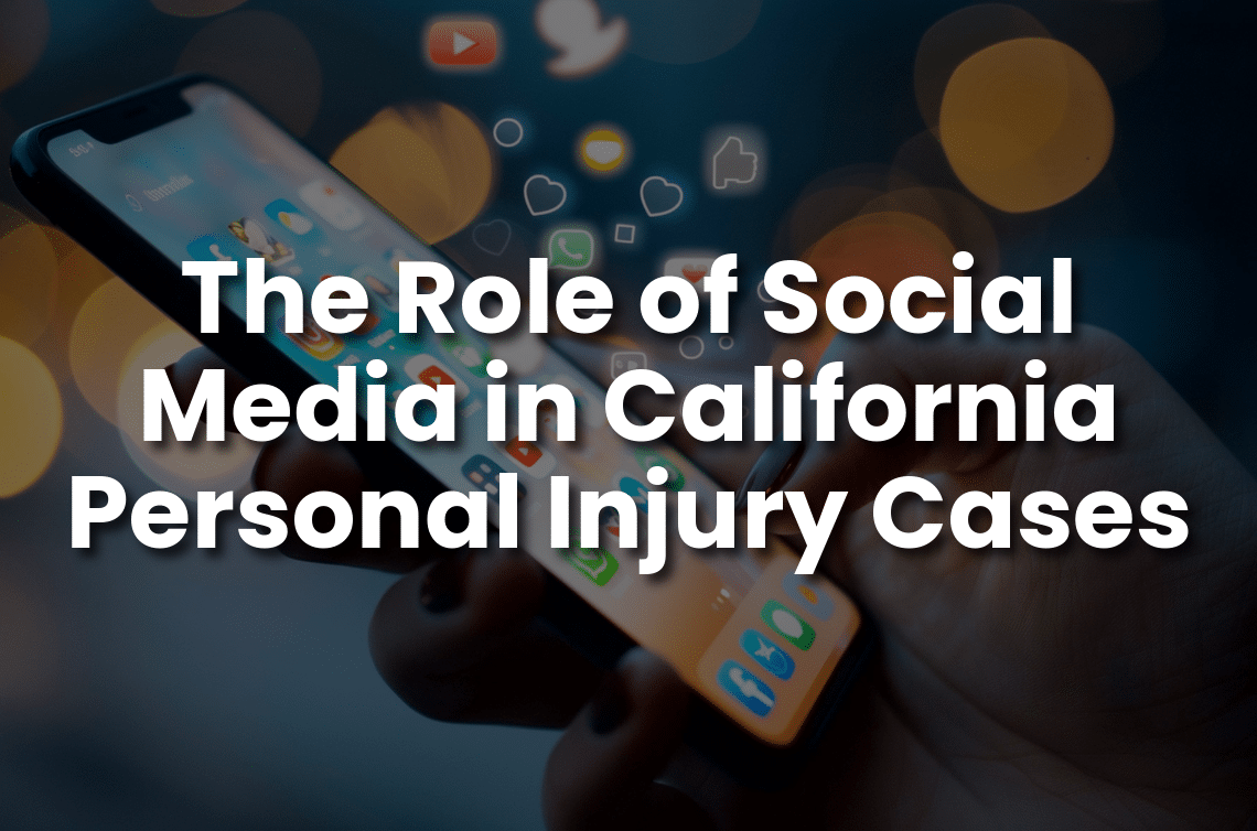 Smartphone with social app icons illustrating how social media can affect California personal injury claims.